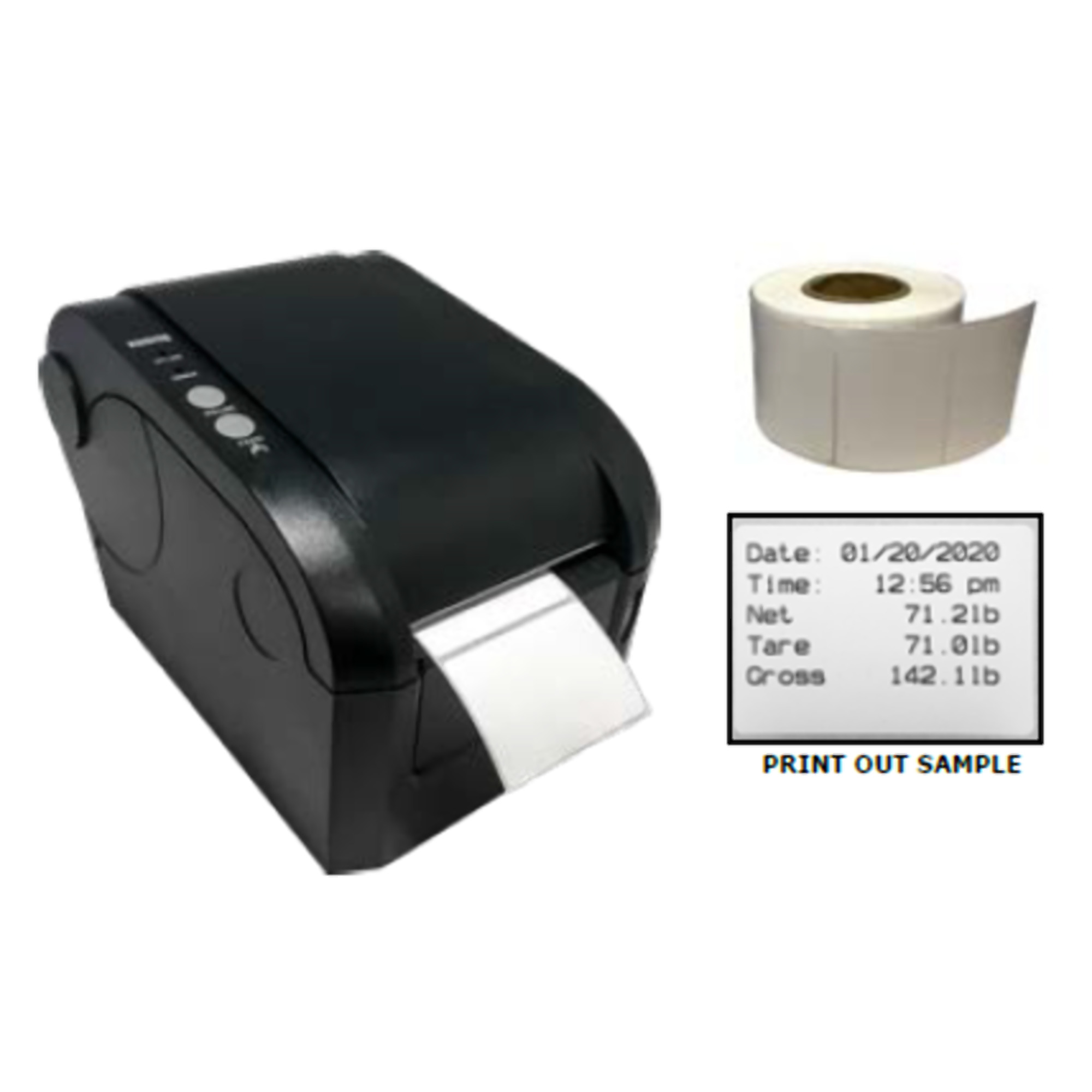 OptimaScale Sticker Printer — Model# OP-412-E-L1